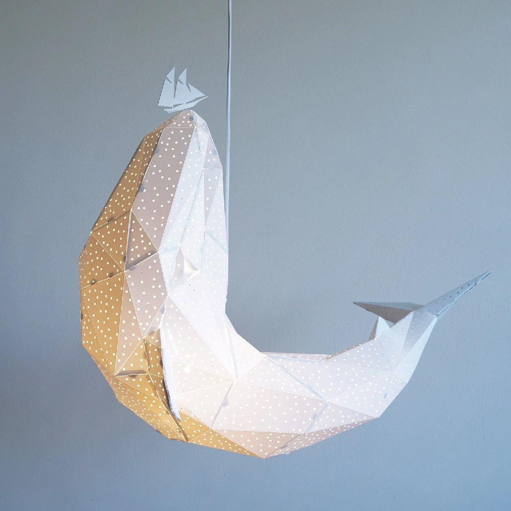 Reusachtig Walvis Lamp Wit