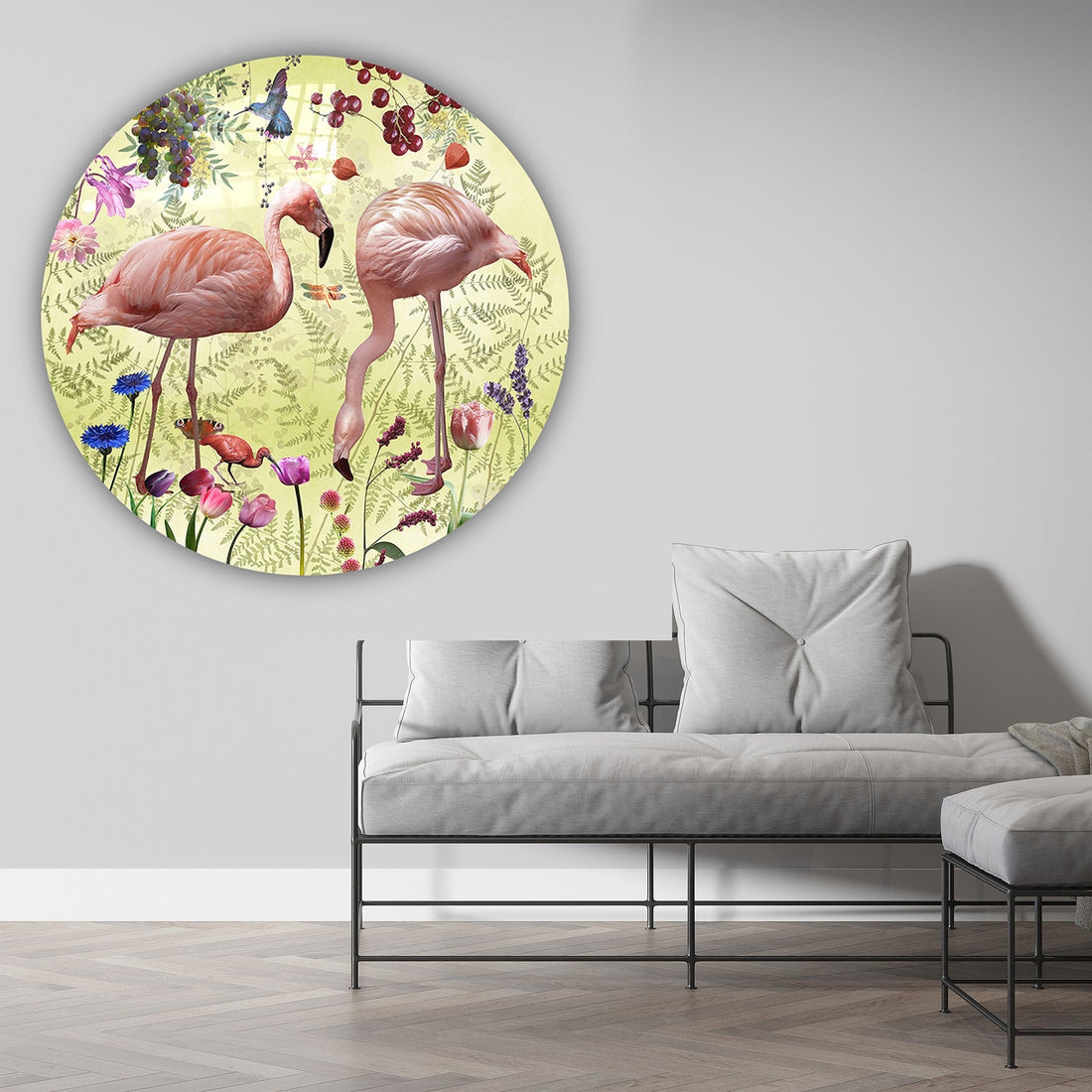 Behangcirkel Plexiglas ⌀ 130 cm Audubon Yellow