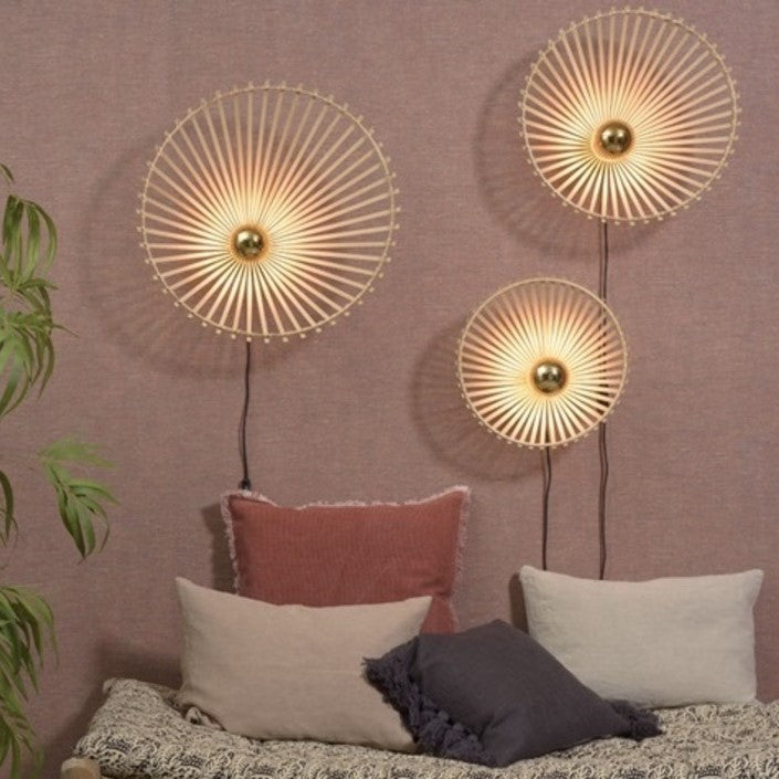 Bromo - wandlamp - Bamboe - Naturel