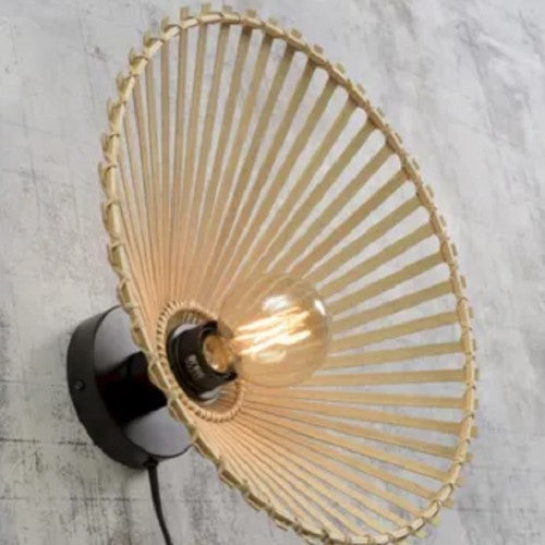 Bromo - wandlamp - Bamboe - Naturel