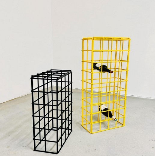 YELLOW - Black wijnrek